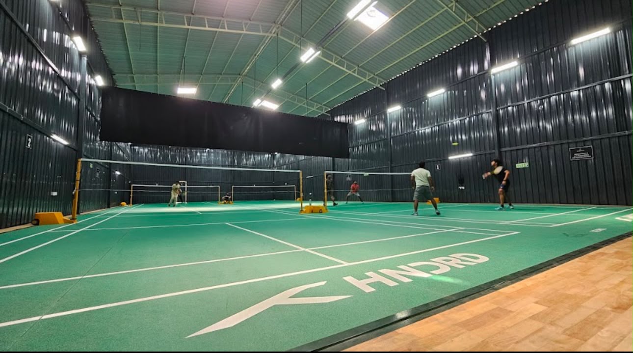 Arjun Realty - Live badminton sports action